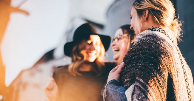 Friends Laughing